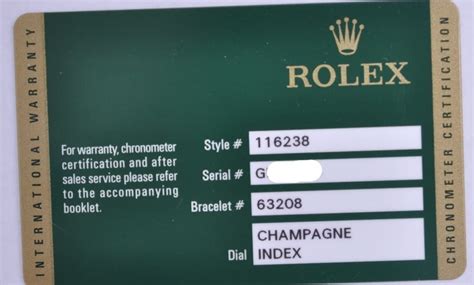 garanzia rolex originale|rolex warranty card.